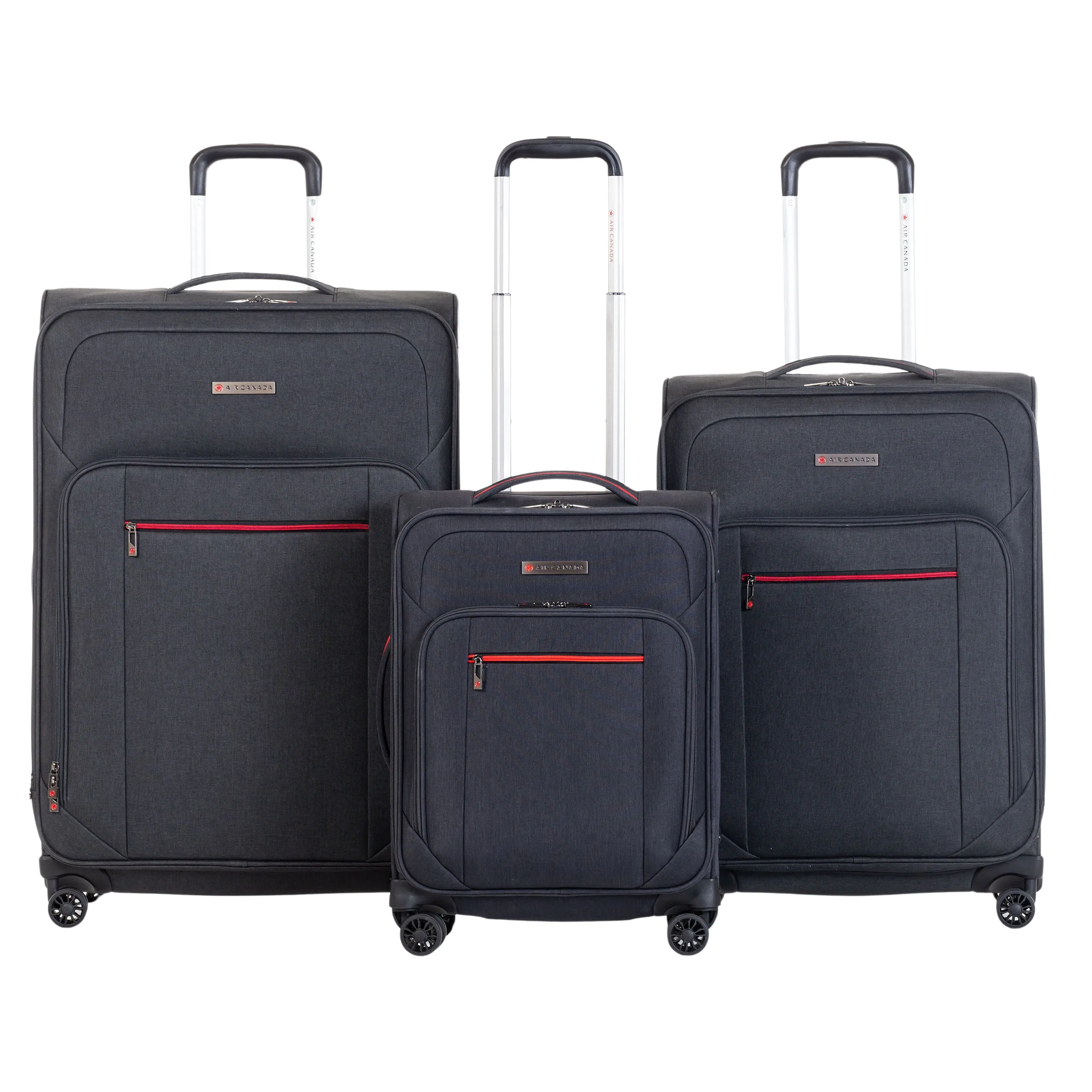 Air Canada Indigo Lite 3 piece Expandable Spinner Luggage Set