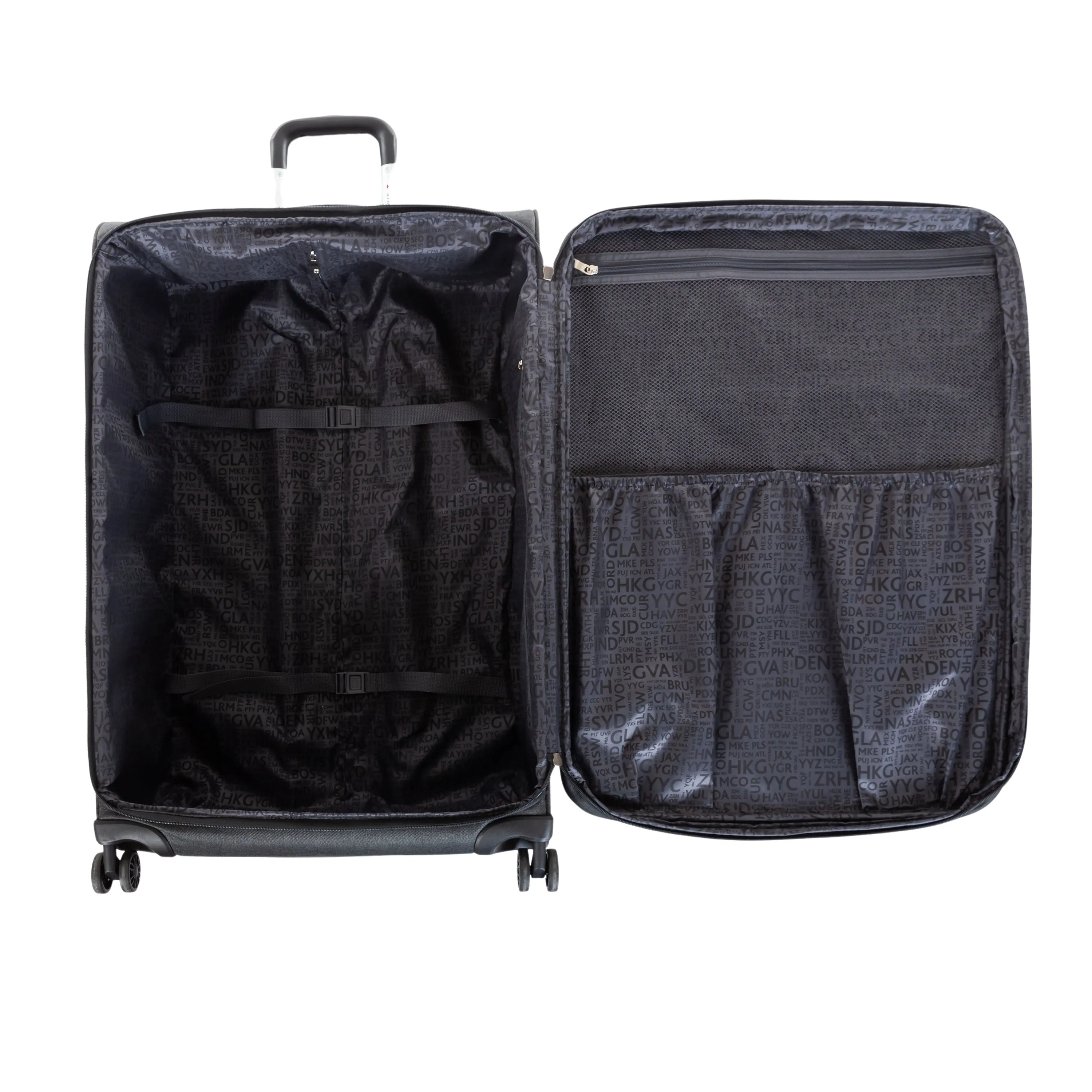 Air Canada Indigo Lite 3 piece Expandable Spinner Luggage Set