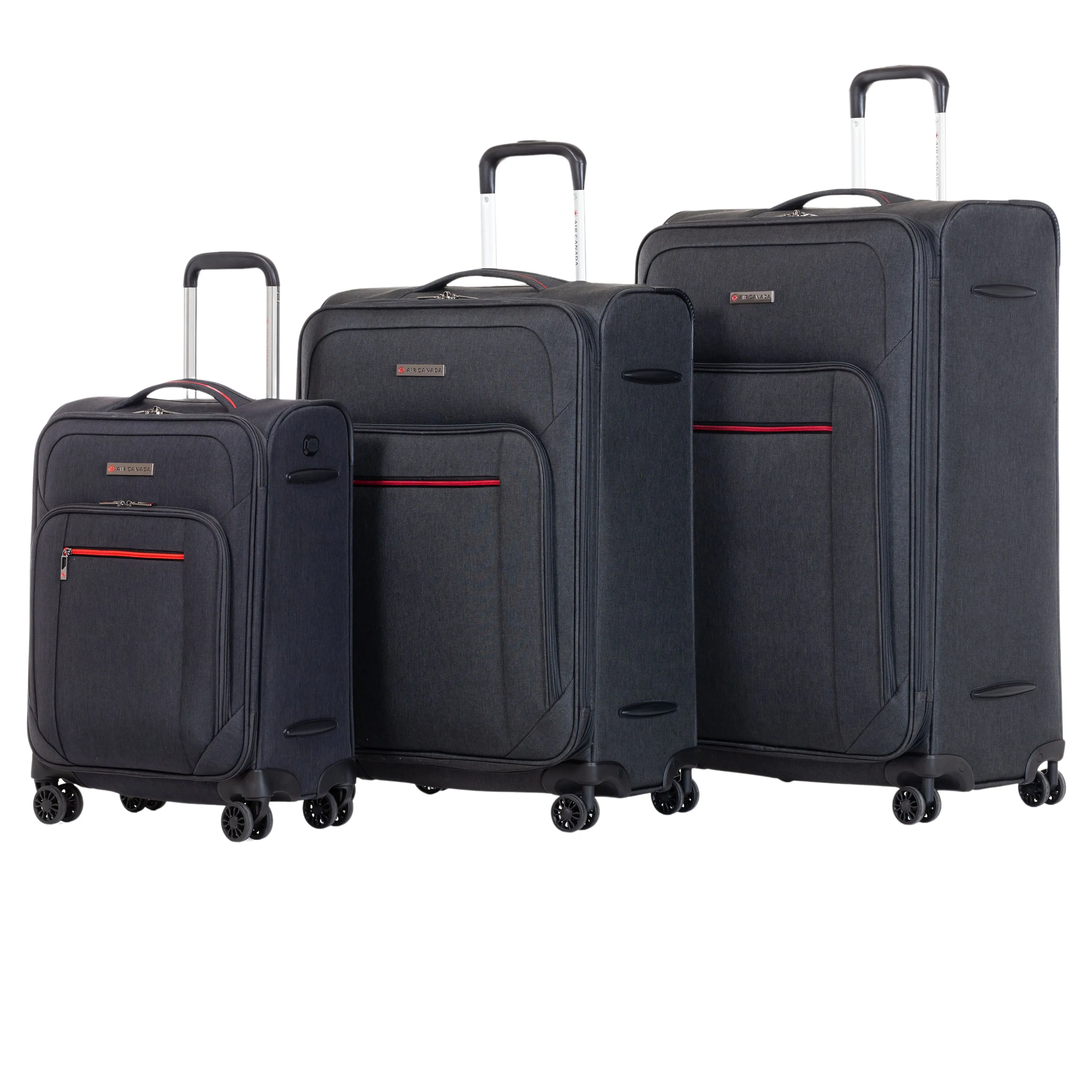 Air Canada Indigo Lite 3 piece Expandable Spinner Luggage Set