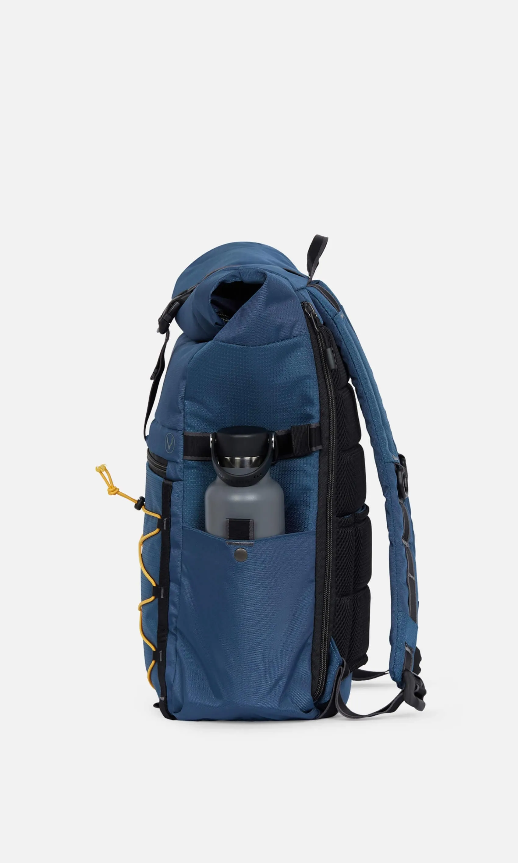 Bamburgh Roll Top Backpack in Navy