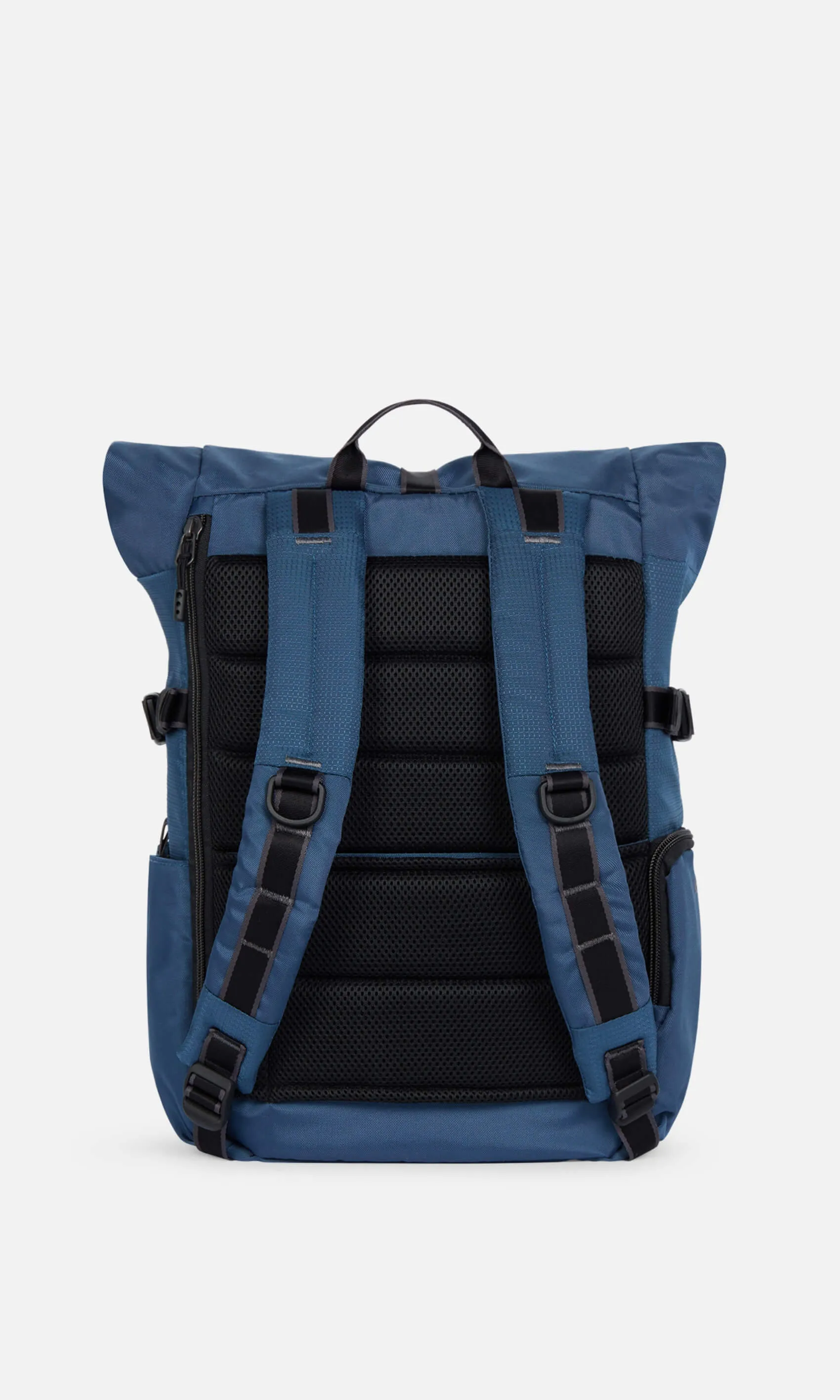 Bamburgh Roll Top Backpack in Navy