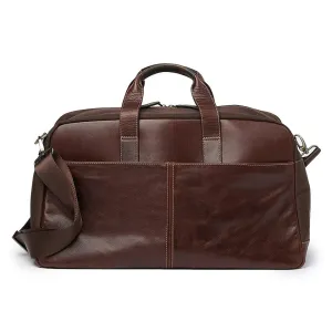 Boconi Garth Commuter Leather Duffle Bag
