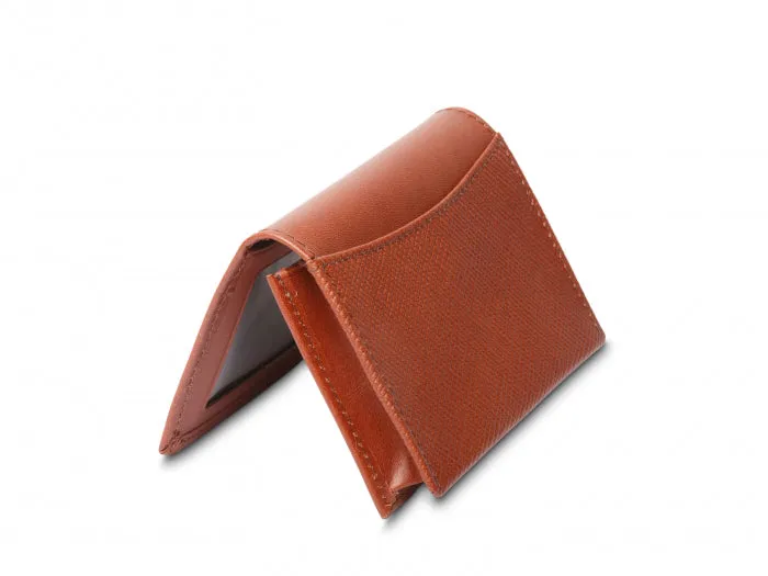 Bosca Saffiano Full Gusset 2 Pocket Card Case Wallet w/ID - RFID