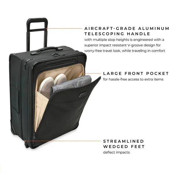 Briggs & Riley Baseline 26” Softside 2-Wheel Expandable Upright with Suiter (Free Monogram) - BLU126CX