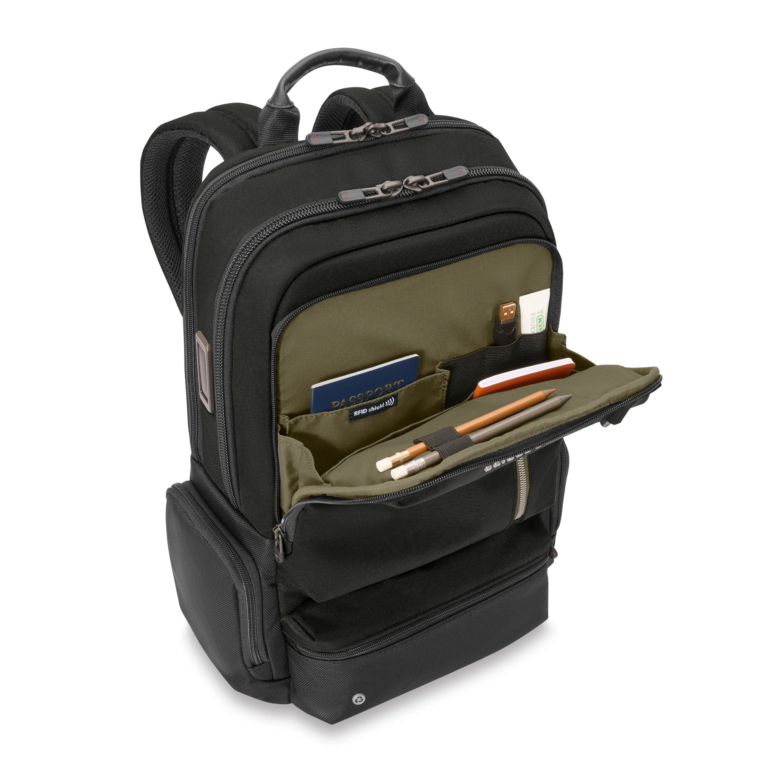 Briggs and Riley HTA Large Cargo Travel/Laptop RFID Backpack (Free Monogram)- AK136