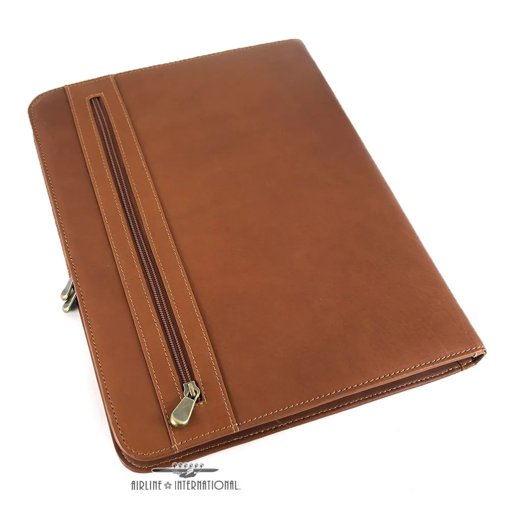 DAYTREKR LEATHER ZIP PORTFOLIO