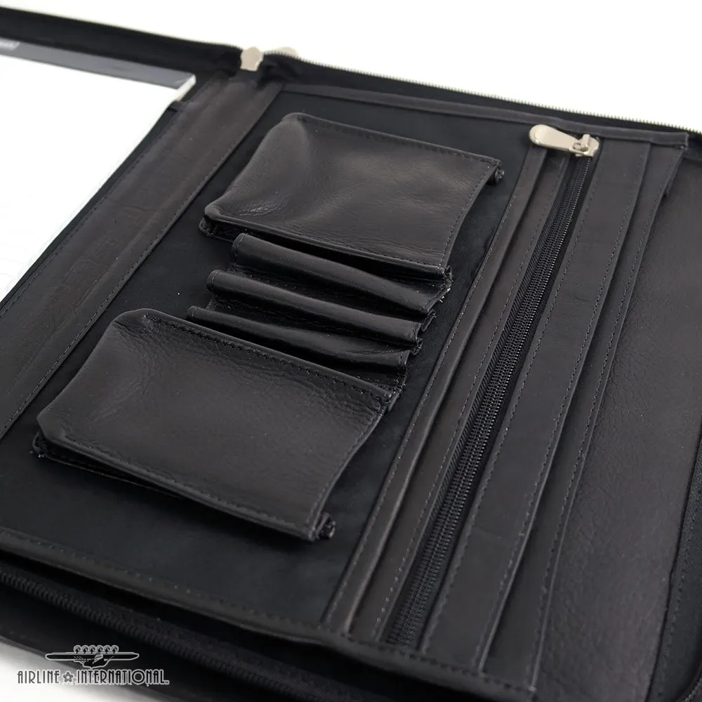 DAYTREKR LEATHER ZIP PORTFOLIO