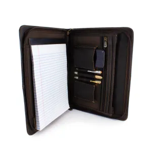 DAYTREKR LEATHER ZIP PORTFOLIO