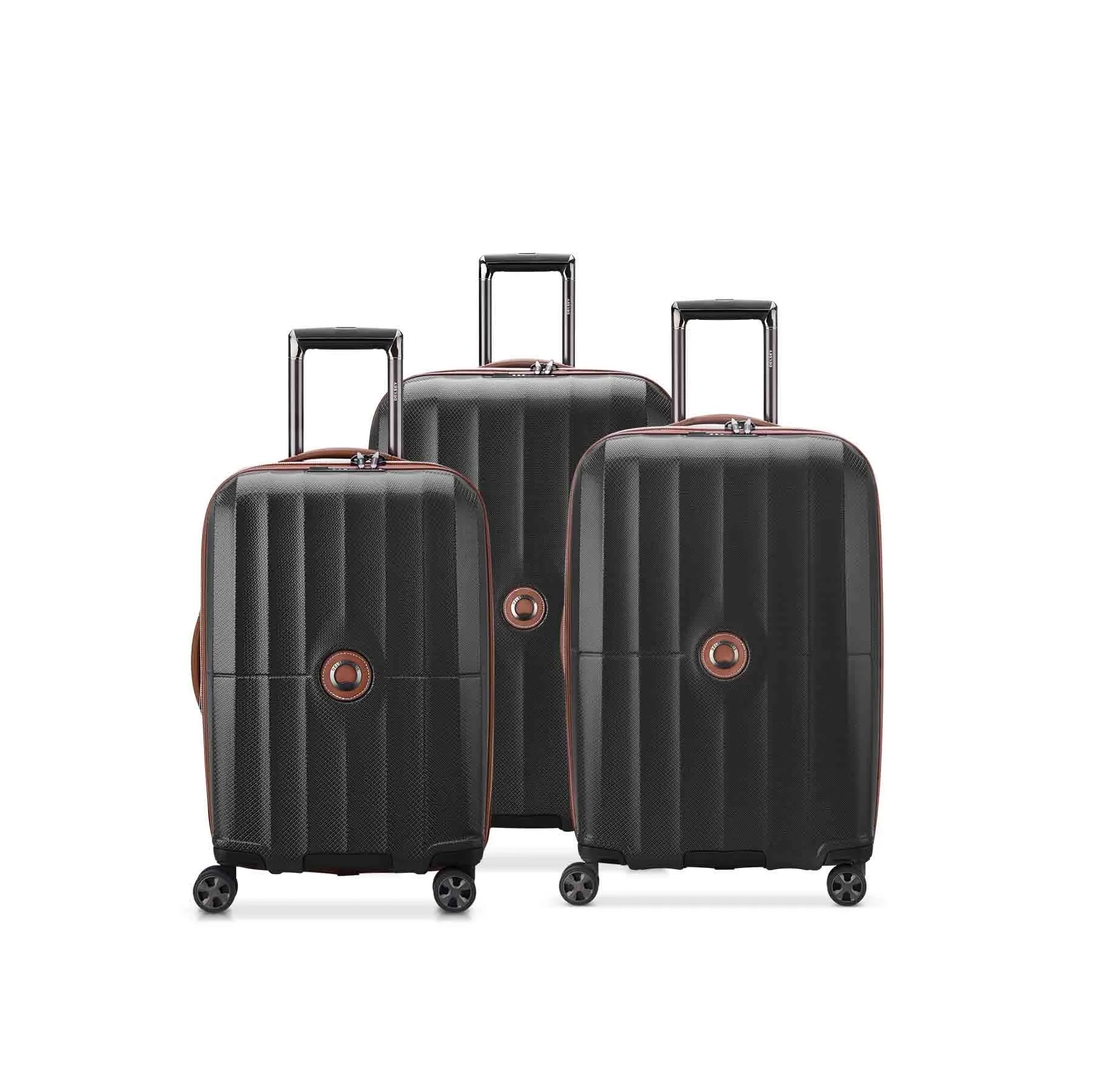 Delsey St Tropez 3 Piece Spinner Luggage Set