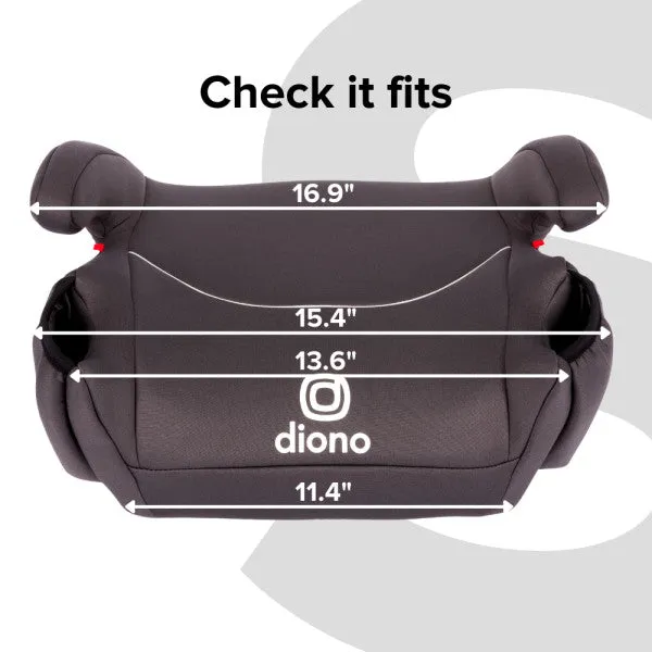 Diono Solana® Backless Booster Car Seat (Black)