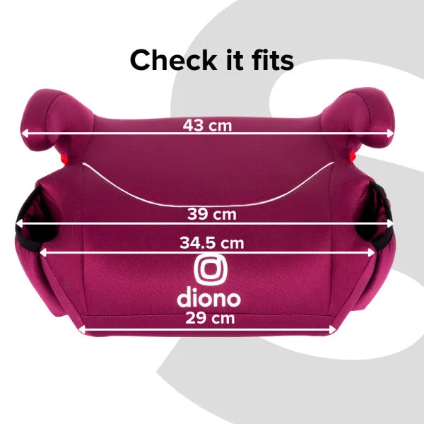 Diono Solana® Backless Booster Car Seat (Pink)