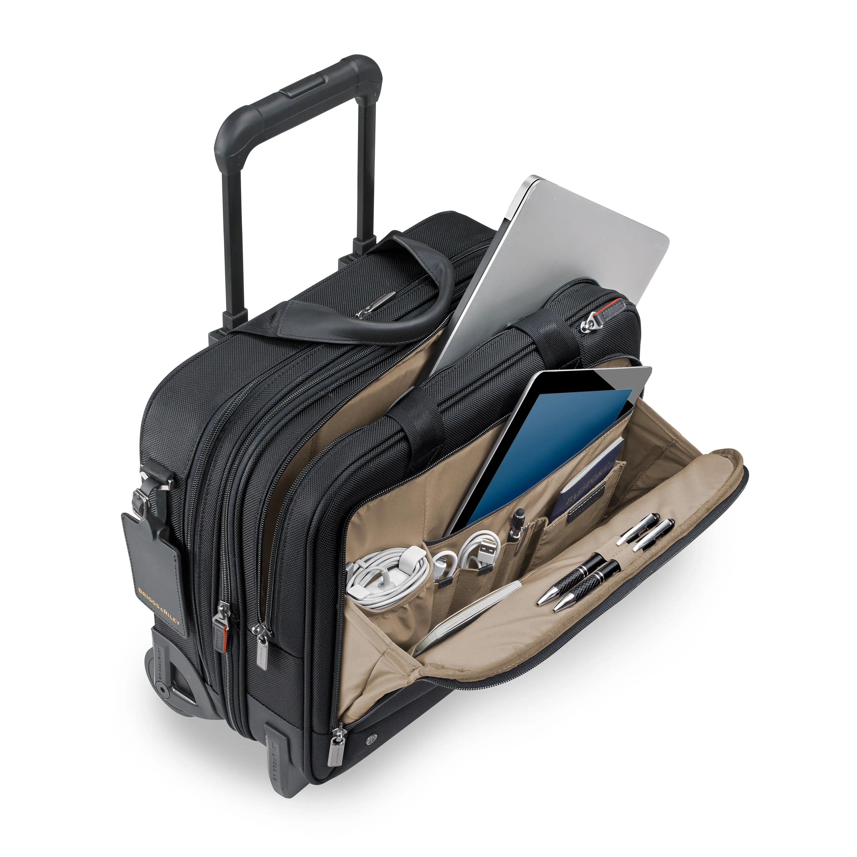 DISCONTINUED- Briggs & Riley @WORK 15” 2-Wheel Expandable Briefcase (Free Monogram)- KR420X