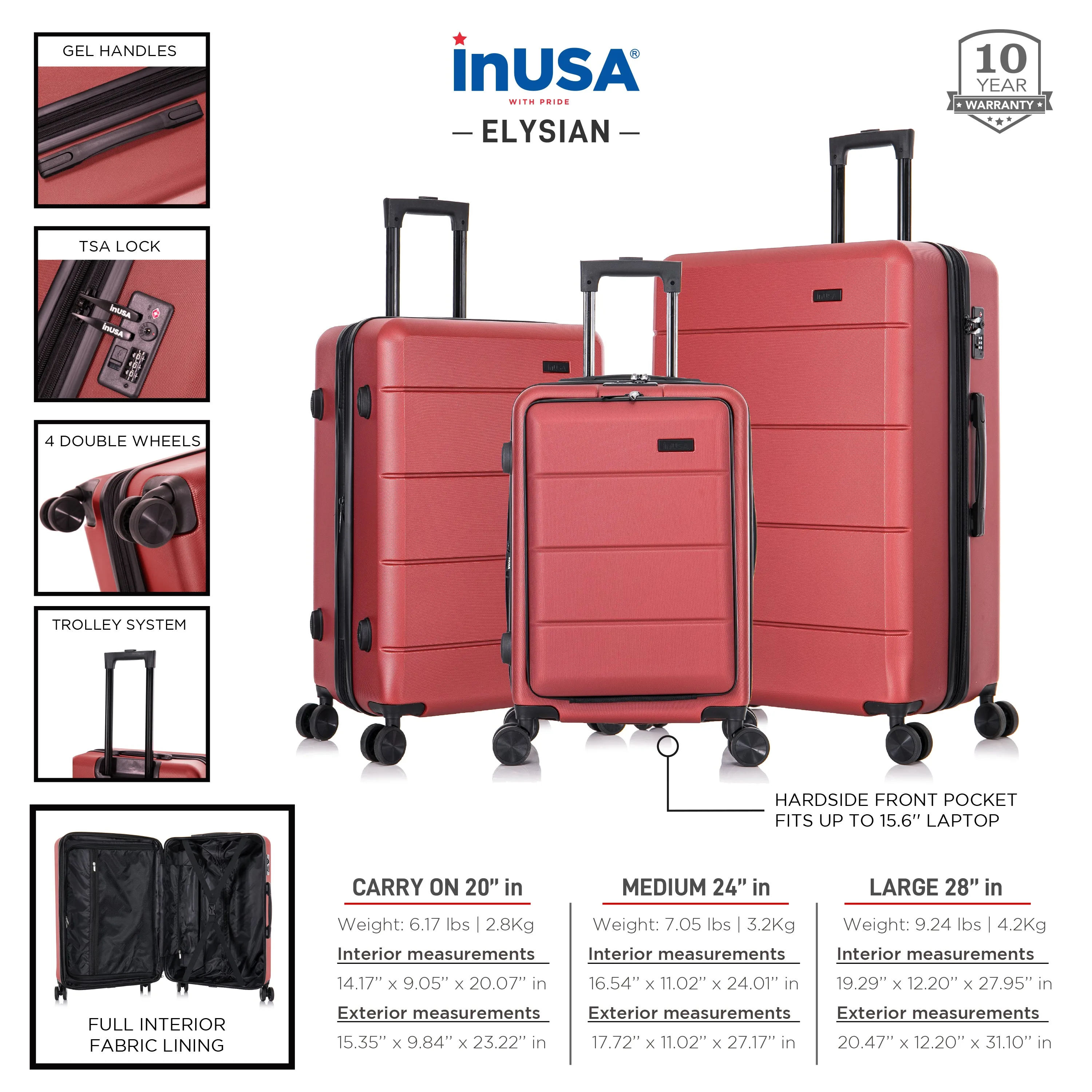 Elysian 3 Piece Set 20''/24''/28''