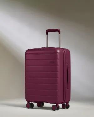 Expandable Carry-on Luggage in Berry Red - Stamford 2.0