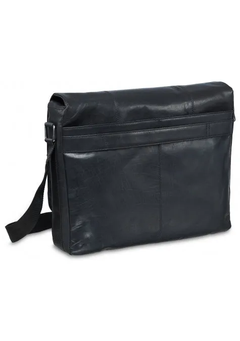 Mancini Buffalo Leather Messenger bag for 15'' Laptop / Tablet