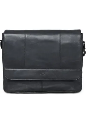Mancini Buffalo Leather Messenger bag for 15'' Laptop / Tablet