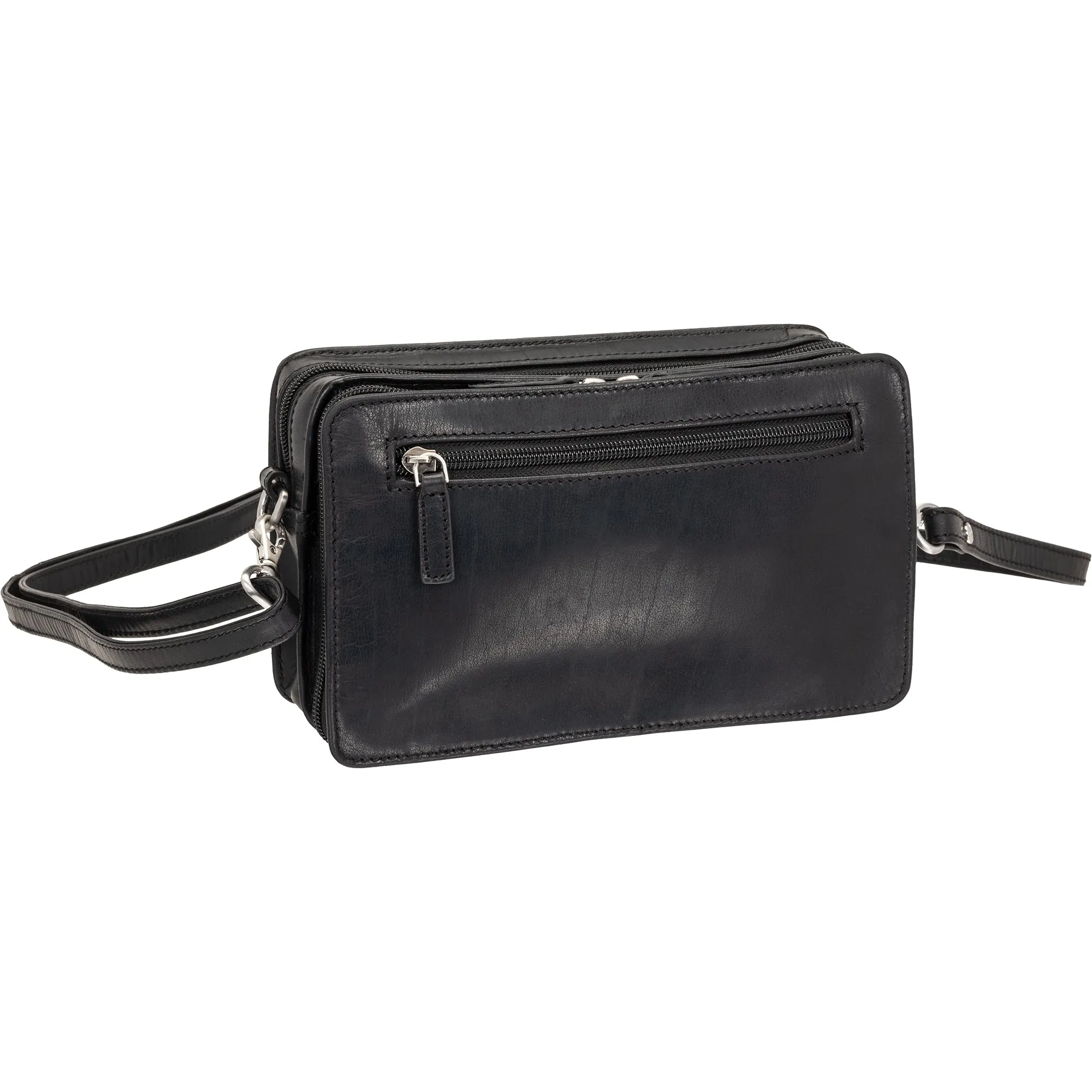 Mancini Buffalo Unisex Bag with Zippered Organizer Pocket