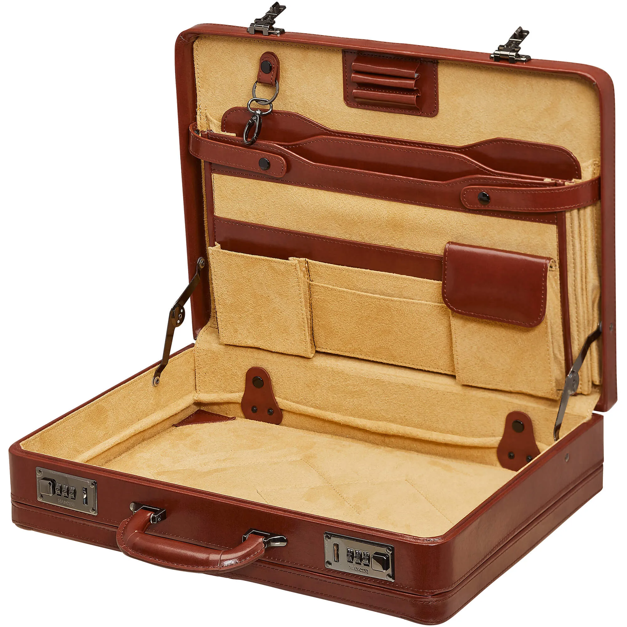 Mancini Business Collection Expandable Attaché Case