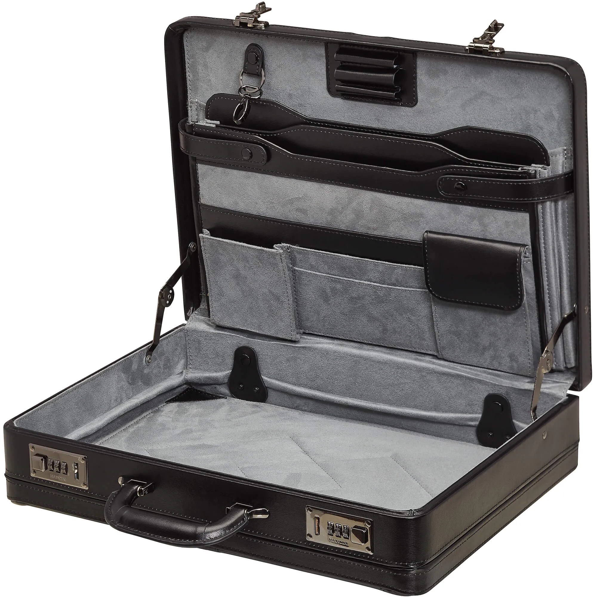 Mancini Business Collection Expandable Attaché Case