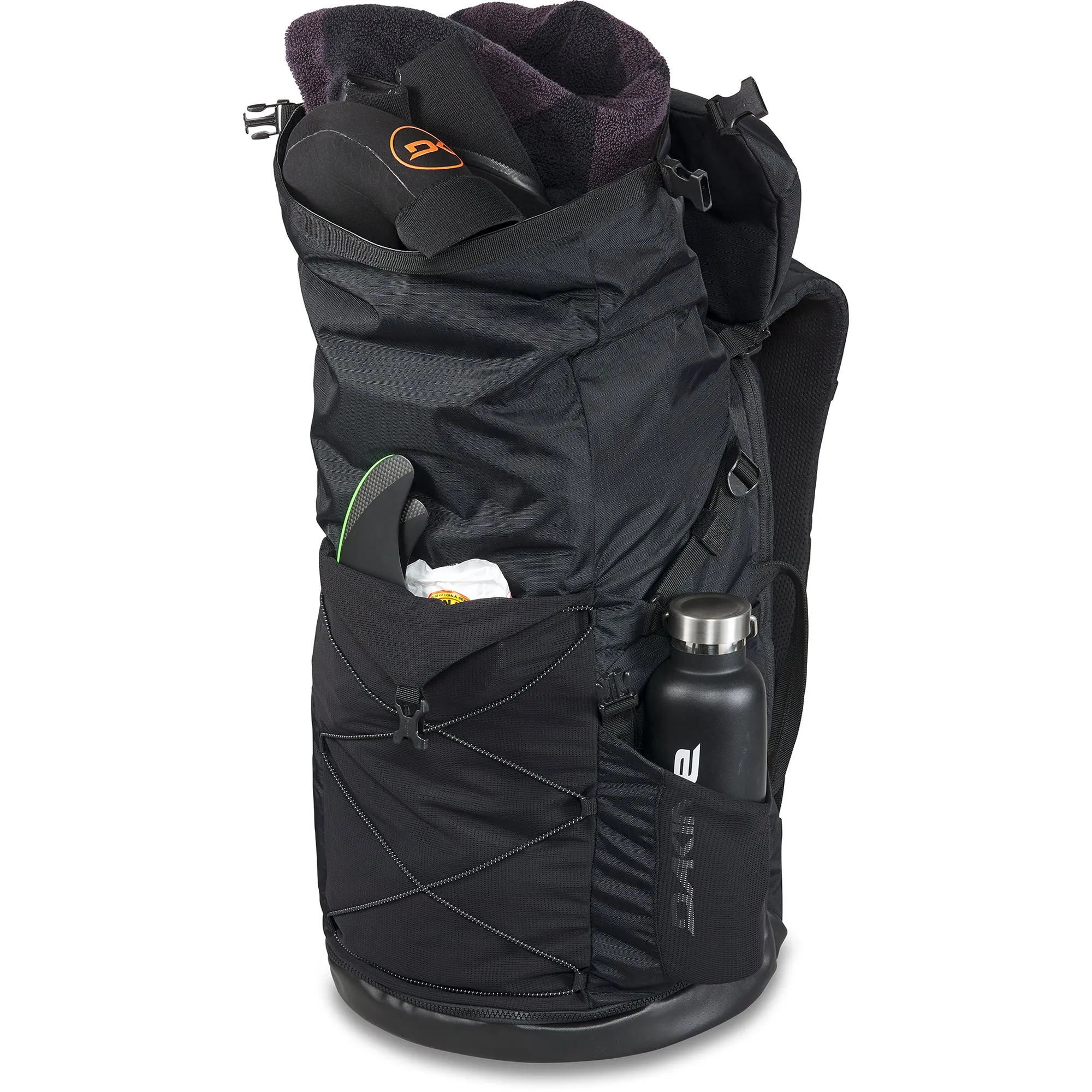 Mission Surf Dlx Wet/Dry Rolltop Backpack 40L - Black