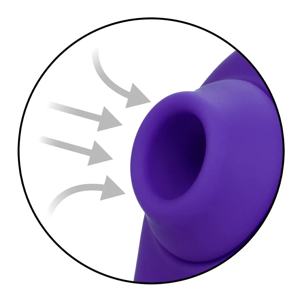 Neon Vibes The Kissing Vibe Clitoral Suction Finger Vibrator