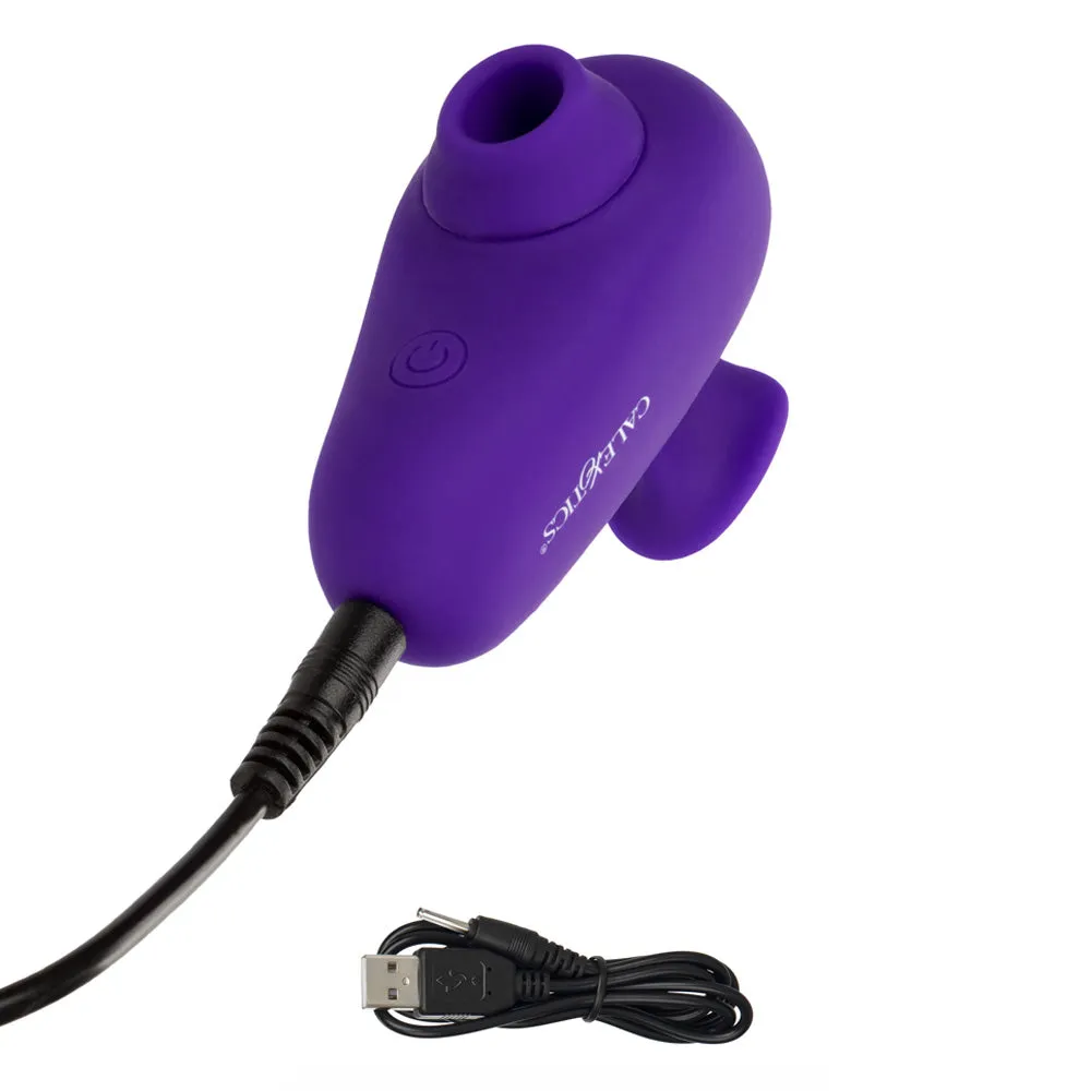 Neon Vibes The Kissing Vibe Clitoral Suction Finger Vibrator