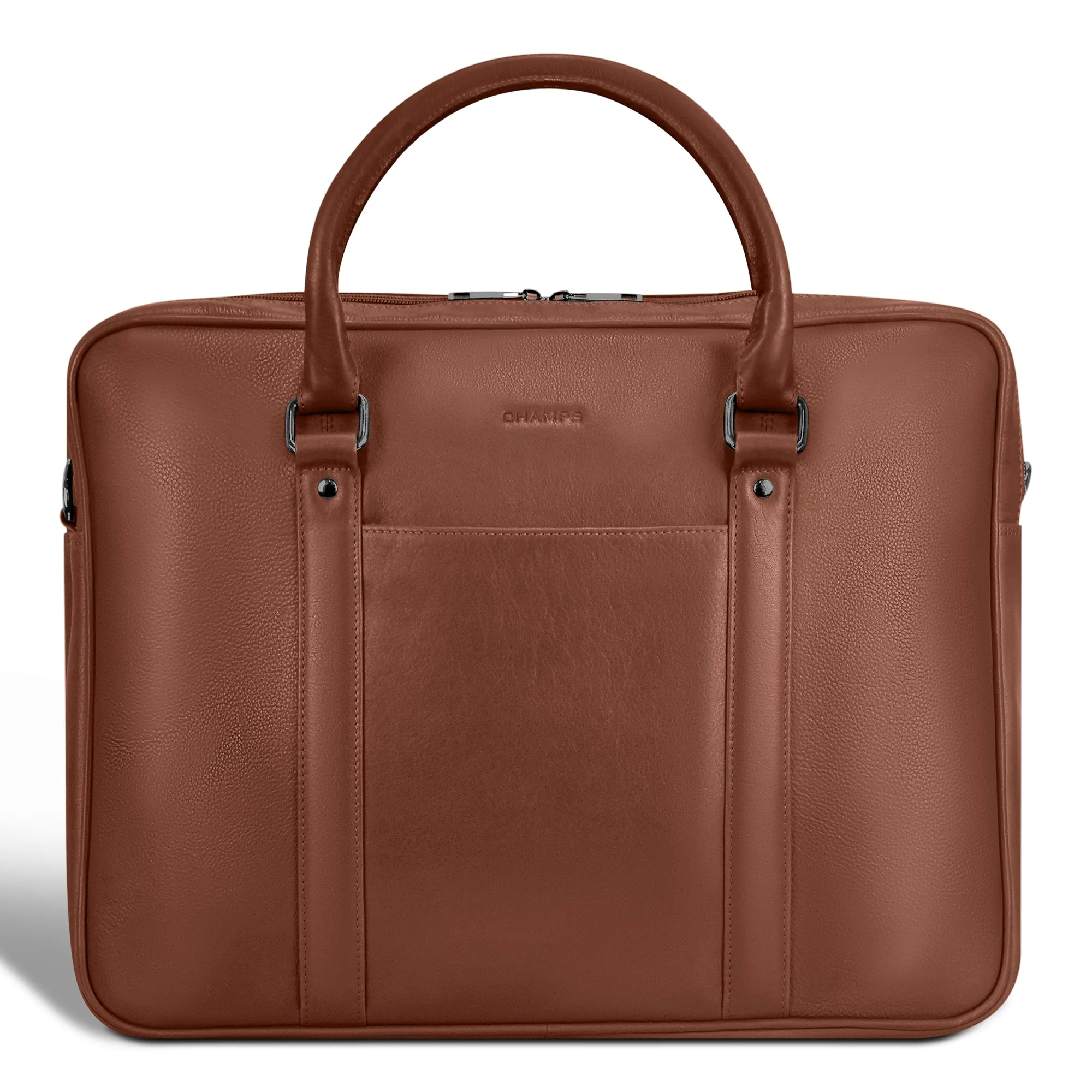 Onyx / Leather Briefcase *Drop Ship*