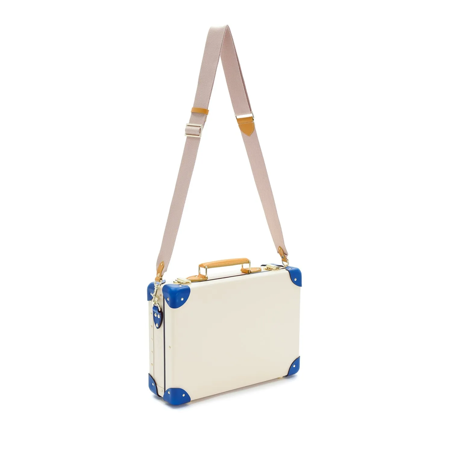 Palm Springs · Small Attaché | Ivory/Cobalt