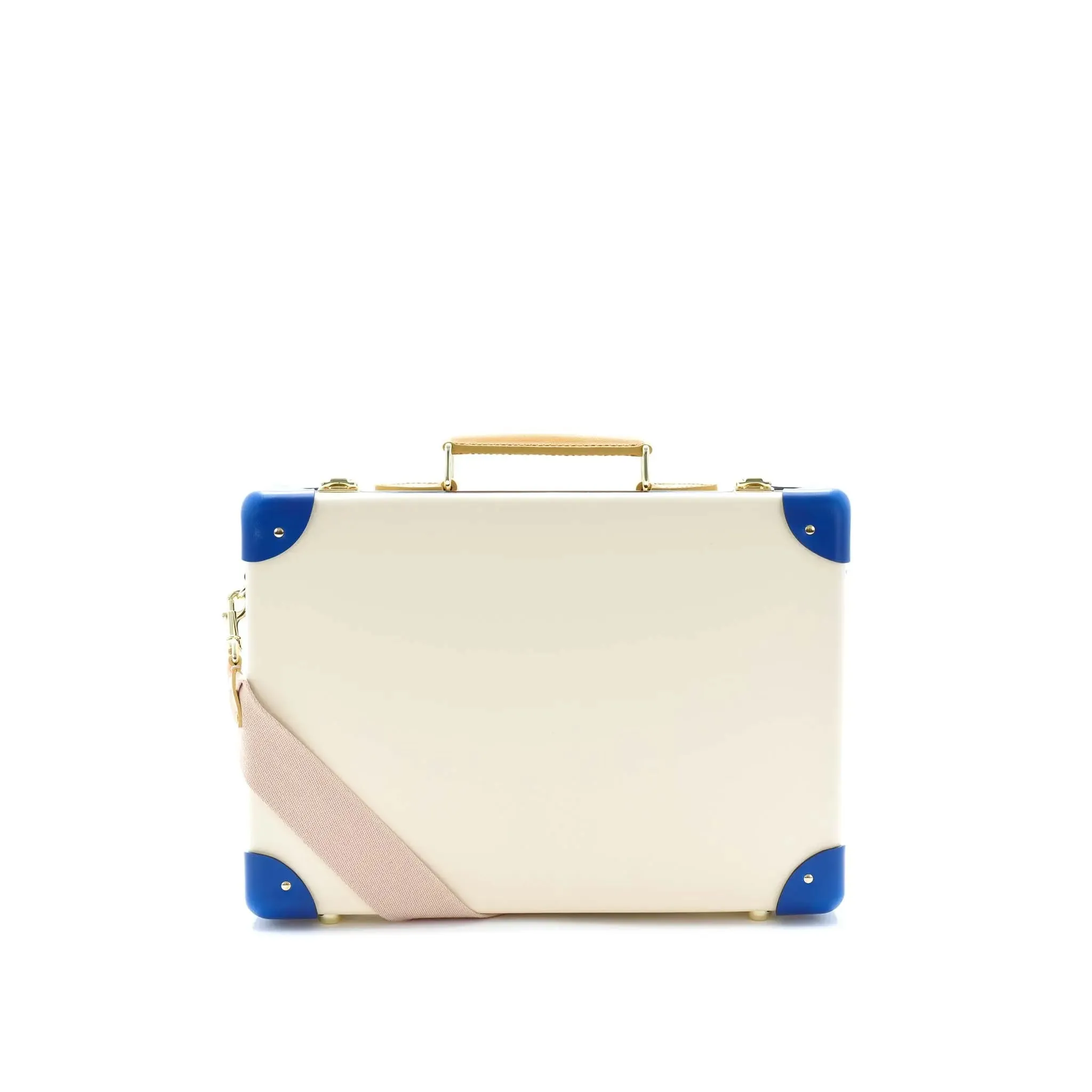 Palm Springs · Small Attaché | Ivory/Cobalt