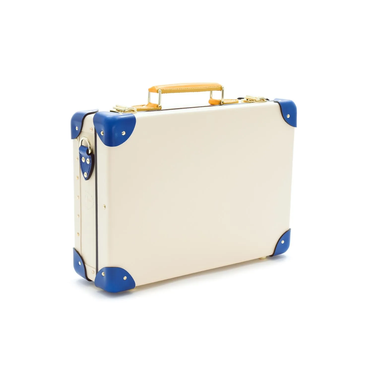 Palm Springs · Small Attaché | Ivory/Cobalt