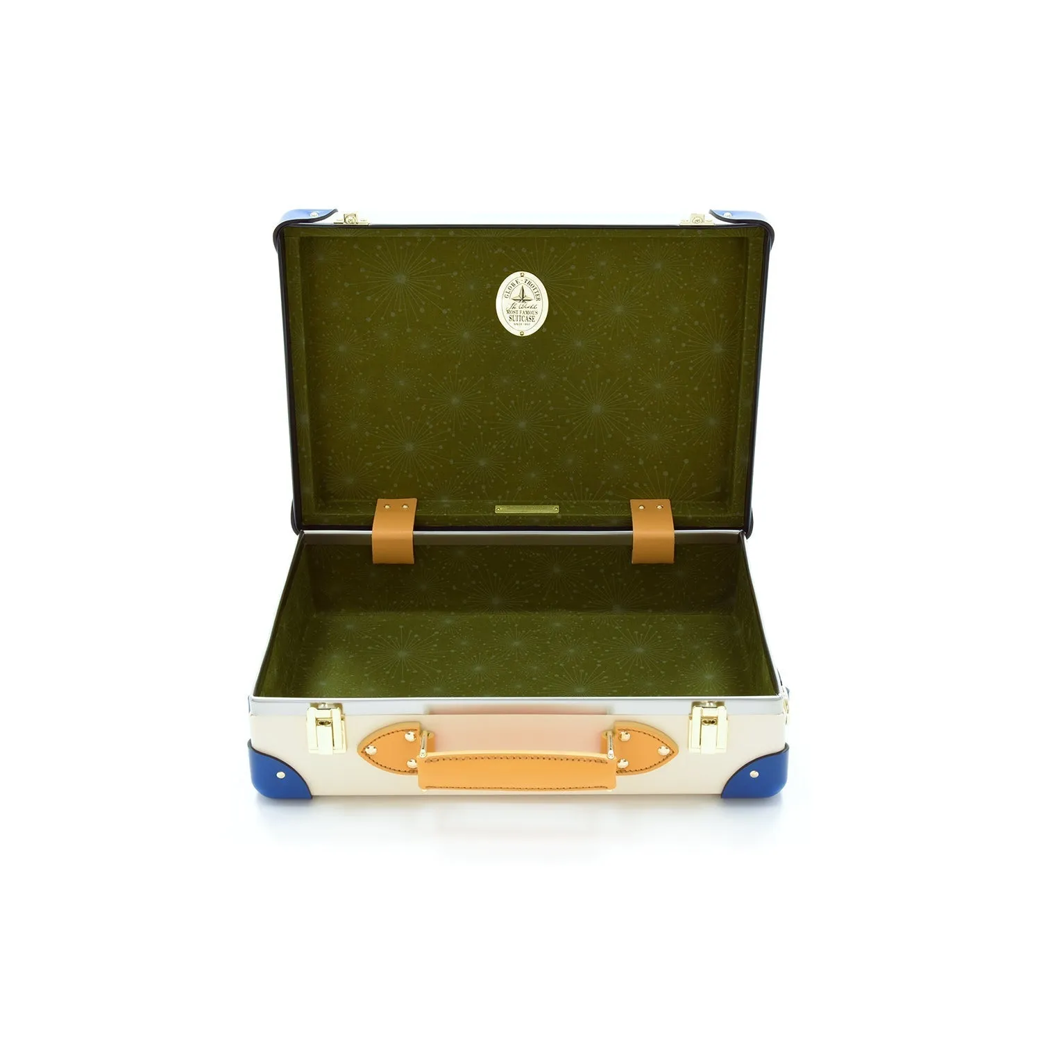 Palm Springs · Small Attaché | Ivory/Cobalt
