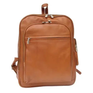 Piel Front Pocket Computer Leather Backpack