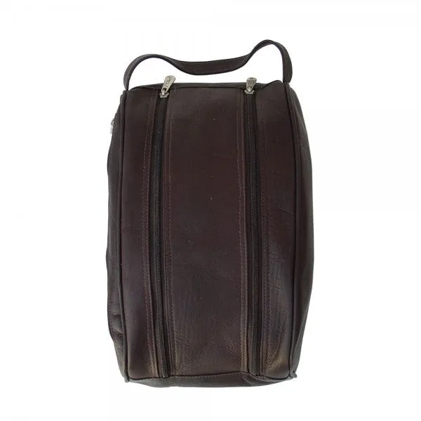 Piel Leather Double Compartment Shoe Bag