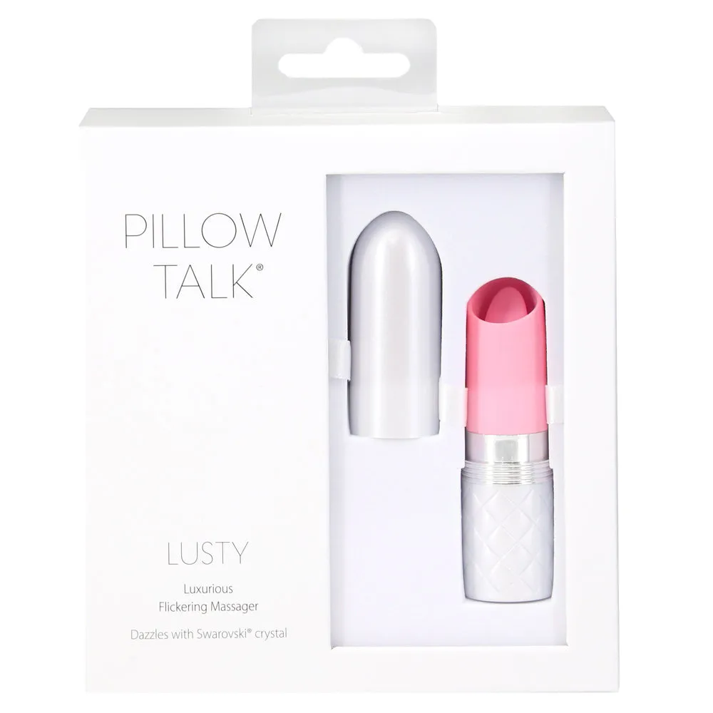 Pillow Talk Lusty Incremental Flickering Lipstick Bullet Vibrator