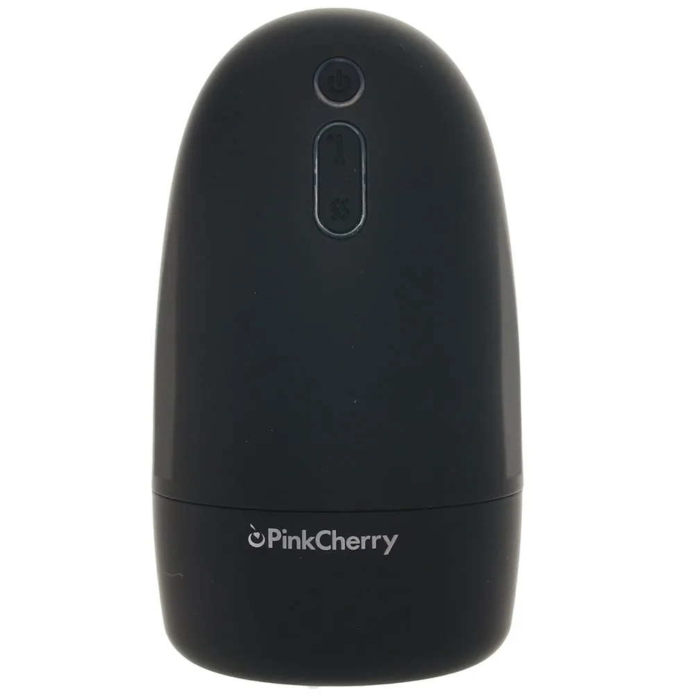 PinkCherry Premium Vibrating And Warming Silicone Stroker