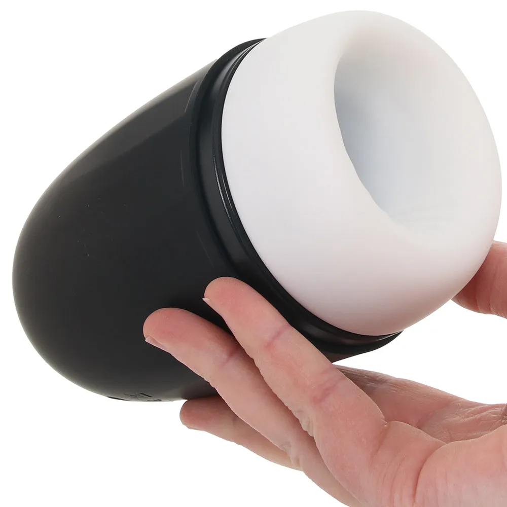 PinkCherry Premium Vibrating And Warming Silicone Stroker