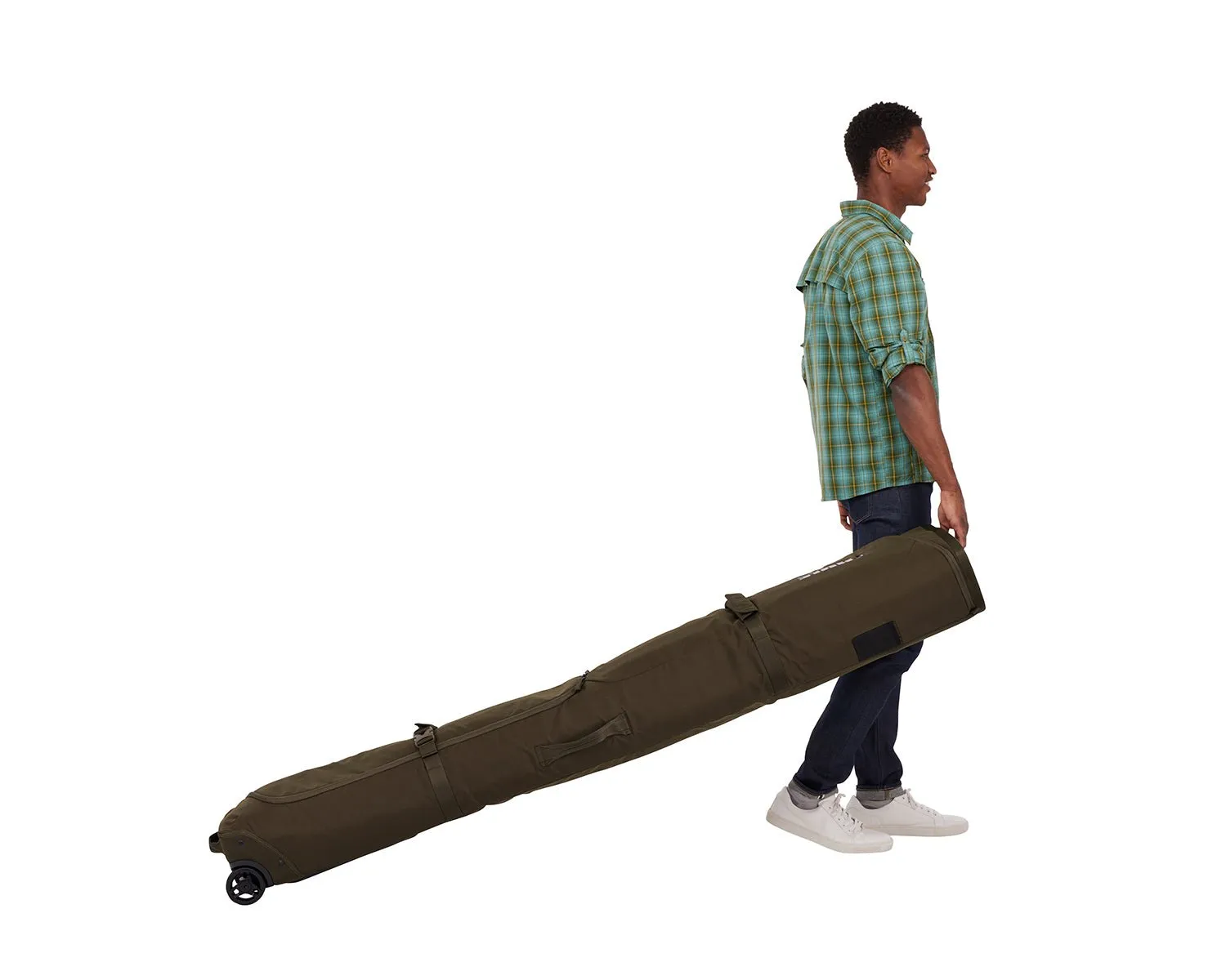 Thule RoundTrip Ski Roller Bag 175cm - Deep Khaki