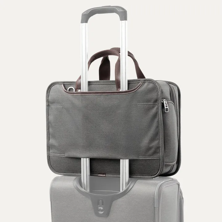Travelpro Platinum® Elite RFID Expandable Zippered Business Brief- 4091805