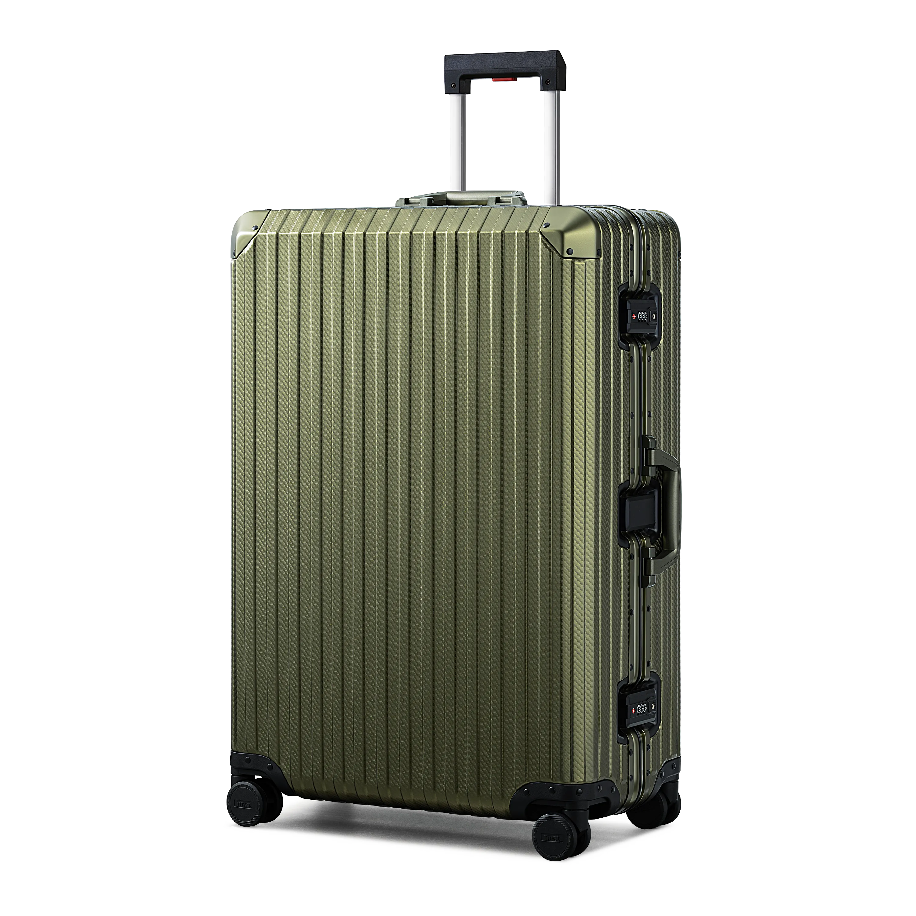 TREVA Aluminum Suitcase Army Green