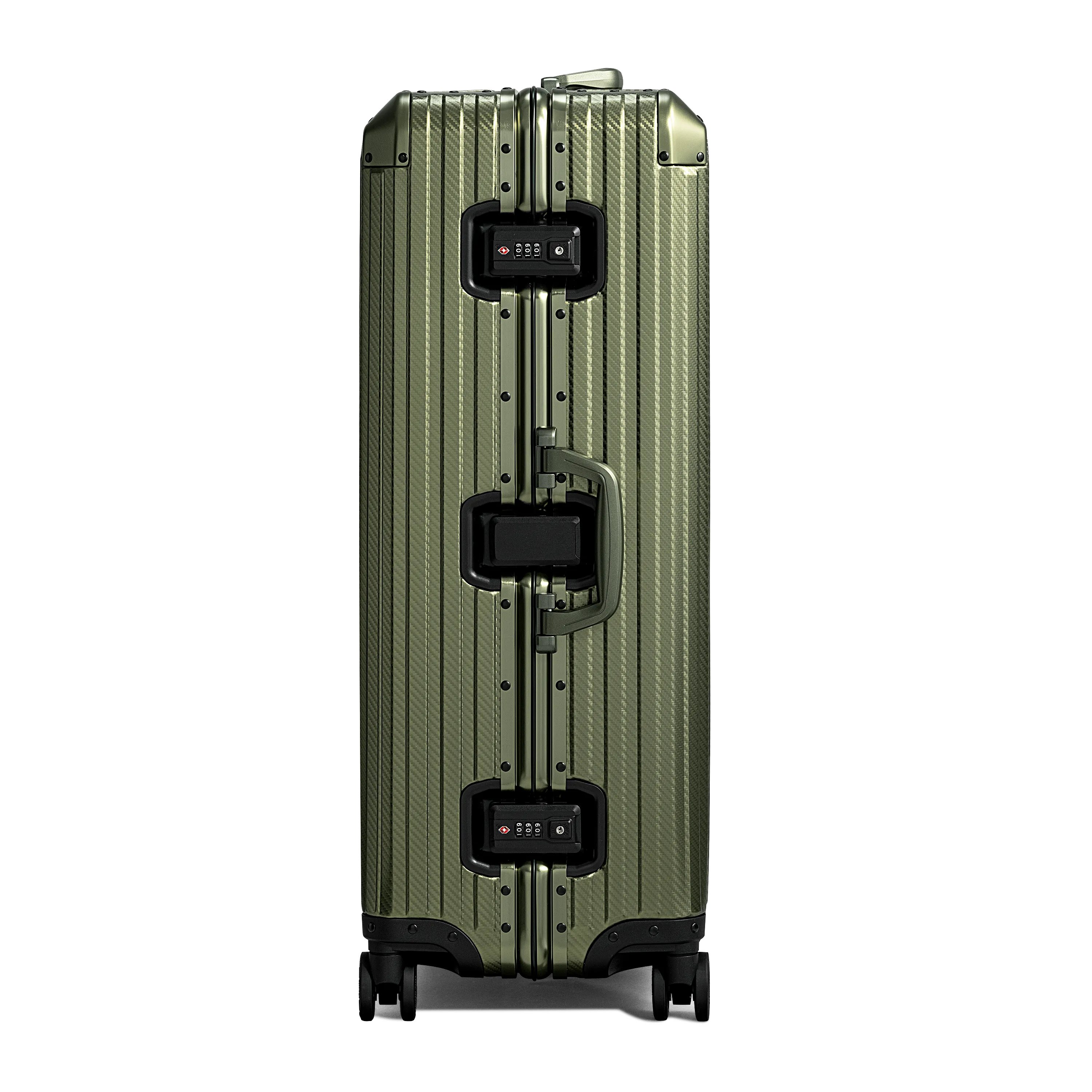 TREVA Aluminum Suitcase Army Green
