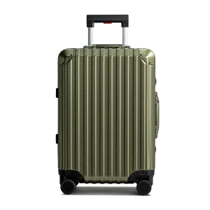 TREVA Aluminum Suitcase Army Green