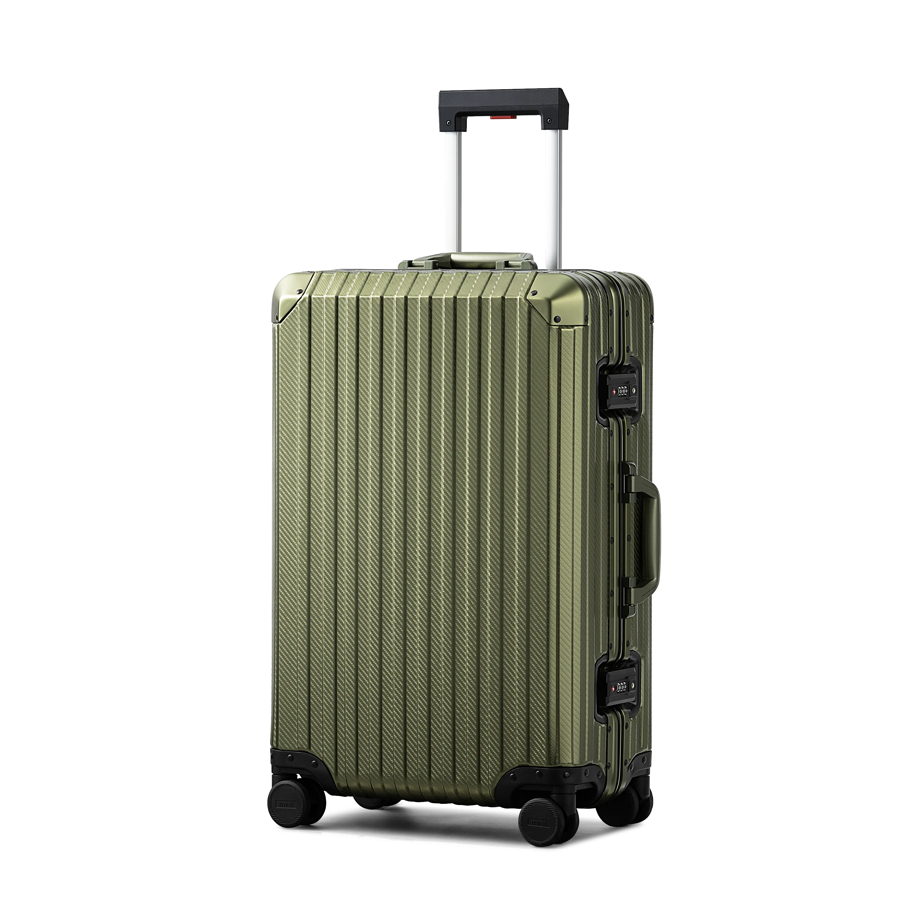 TREVA Aluminum Suitcase Army Green