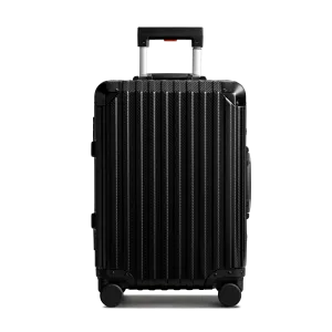 TREVA Aluminum Suitcase Black