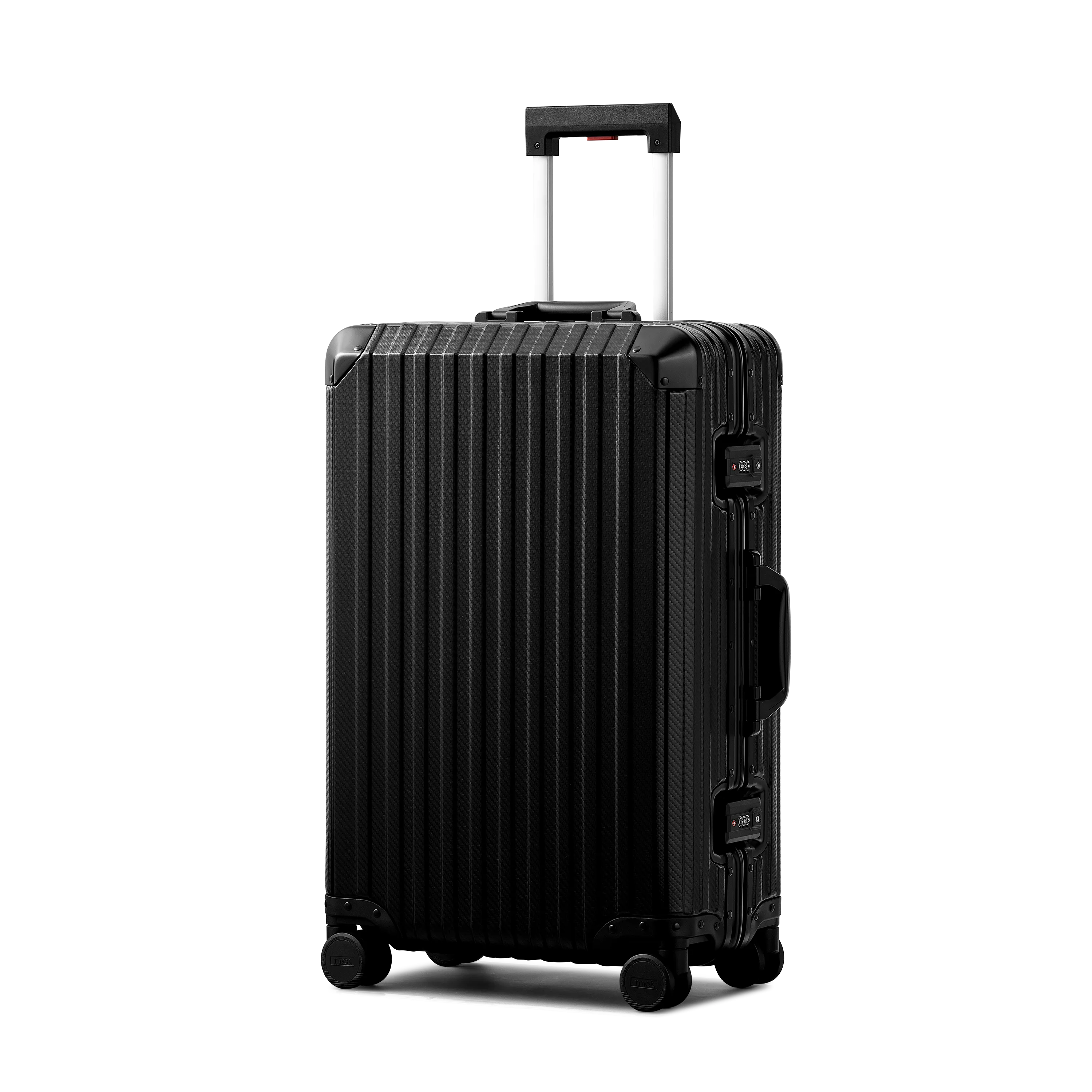 TREVA Aluminum Suitcase Black