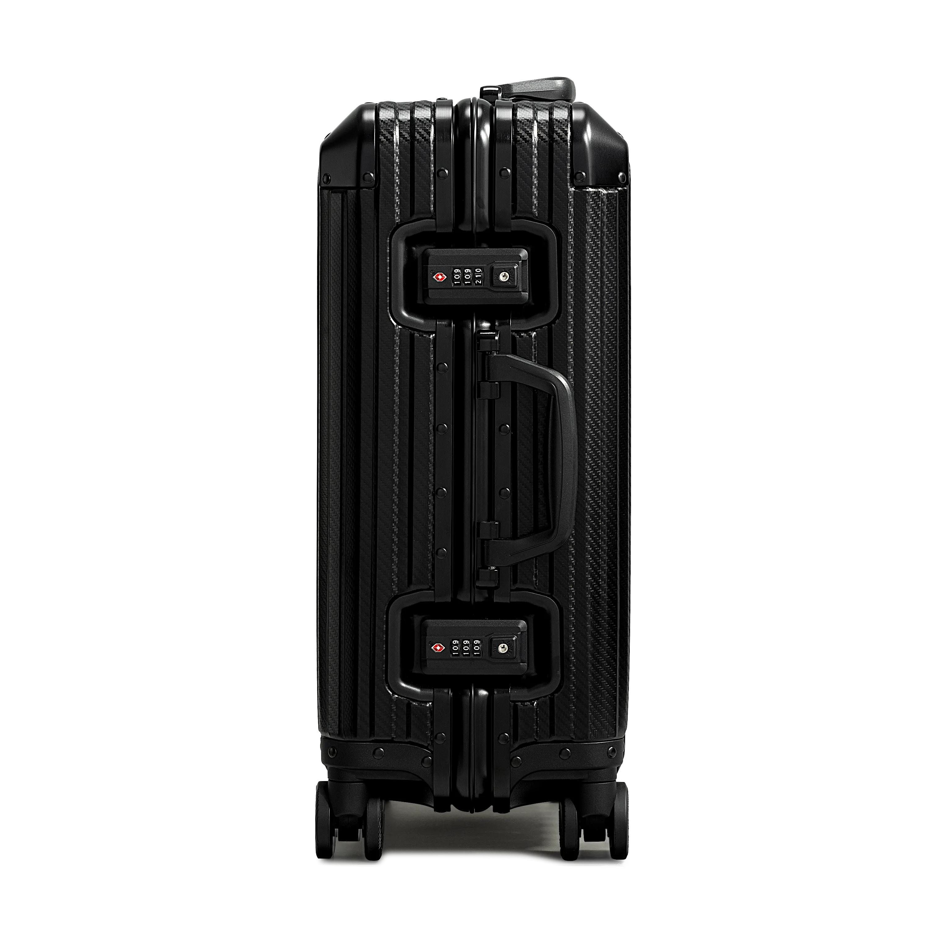 TREVA Aluminum Suitcase Black