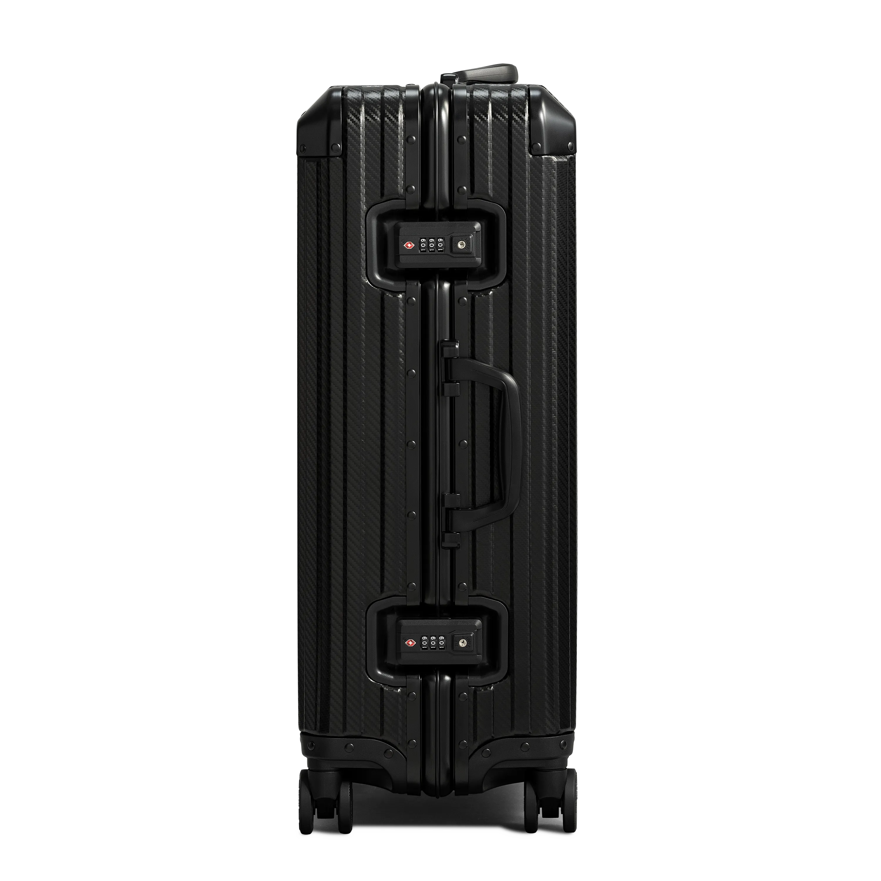 TREVA Aluminum Suitcase Black