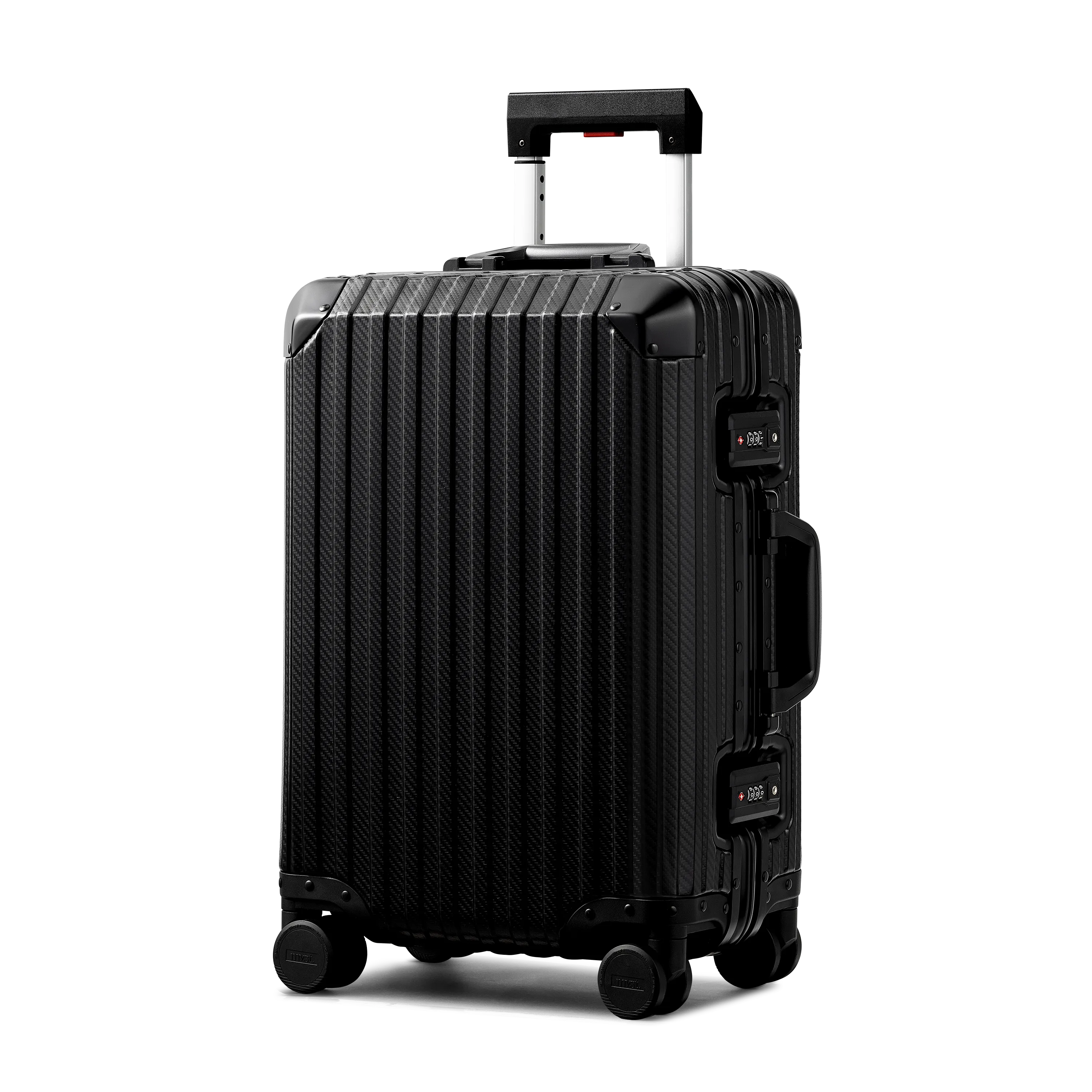 TREVA Aluminum Suitcase Black