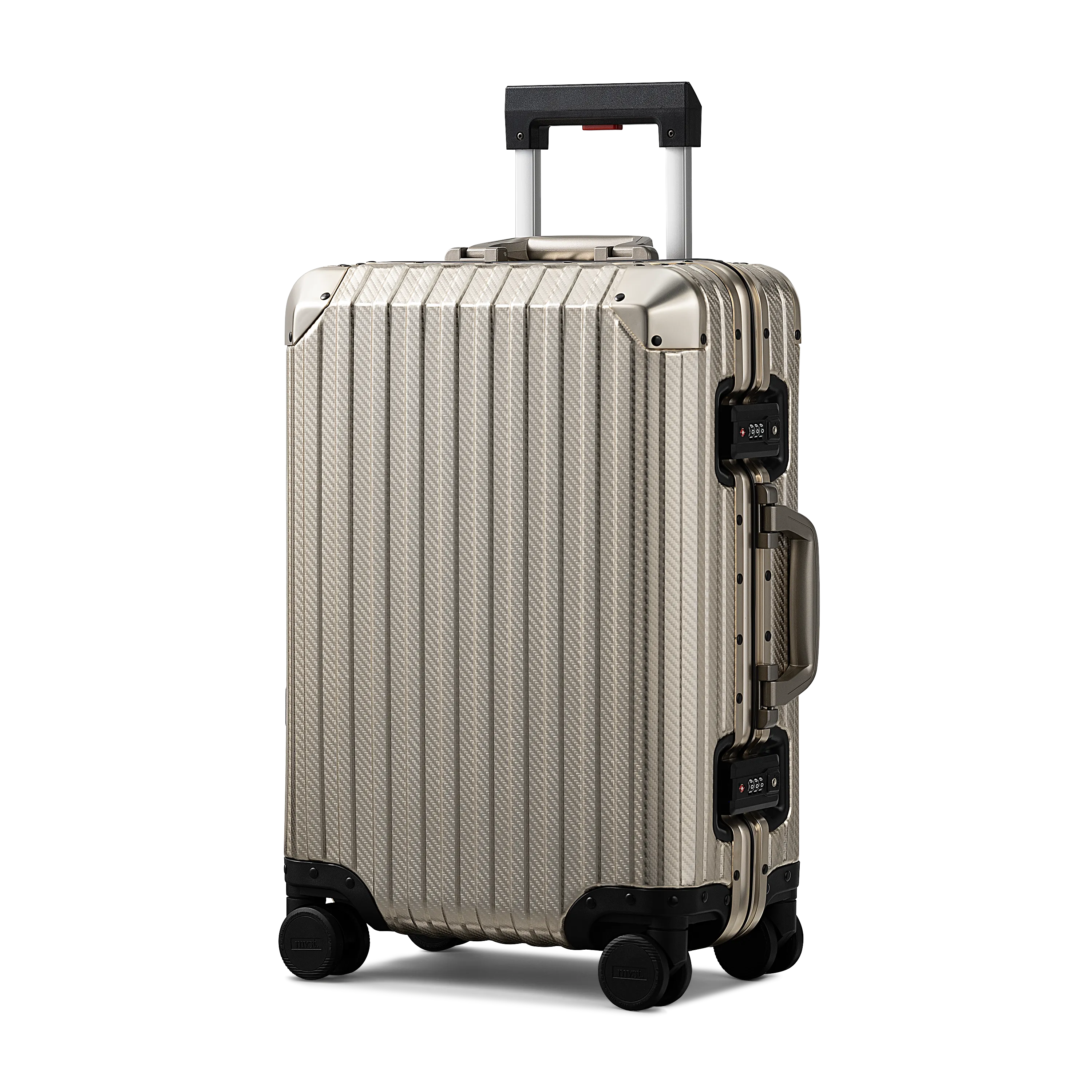 TREVA Aluminum Suitcase Champagne