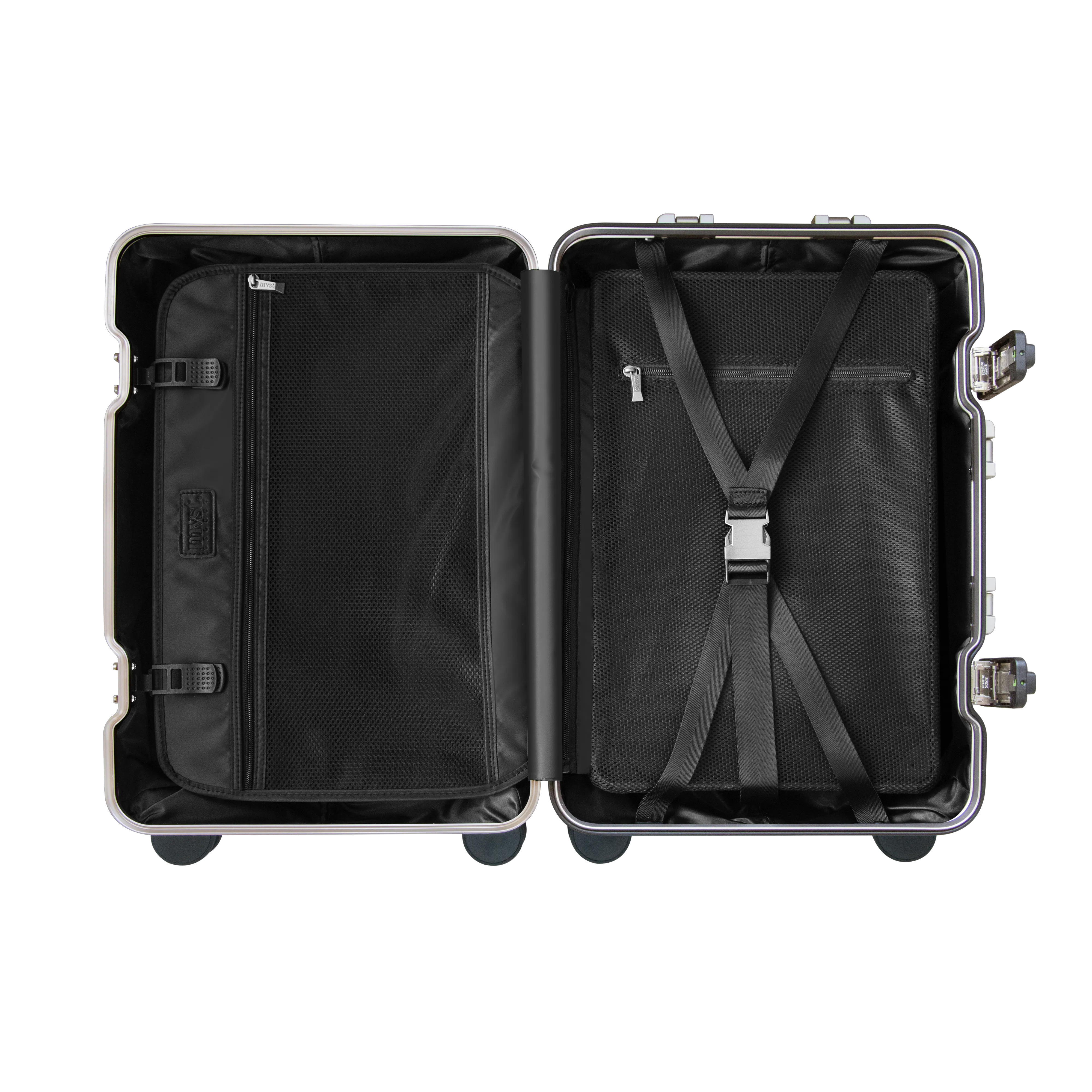 TREVA Aluminum Suitcase Champagne