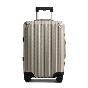 TREVA Aluminum Suitcase Champagne